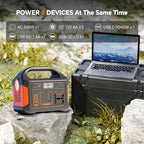 500W 300W Portable Power Station AC 110V  For Camping Home Emergency