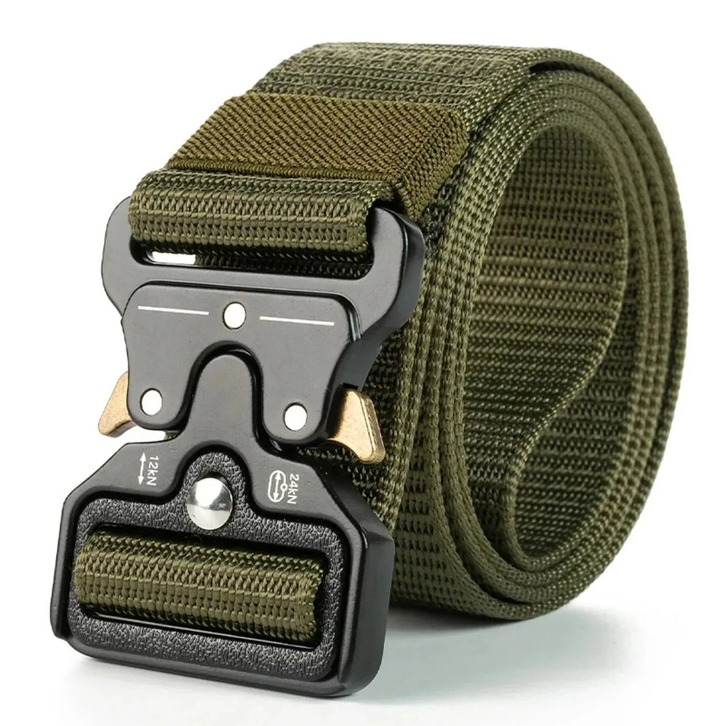 Unisex Tactical Belt, Adjustable Safety Buckle