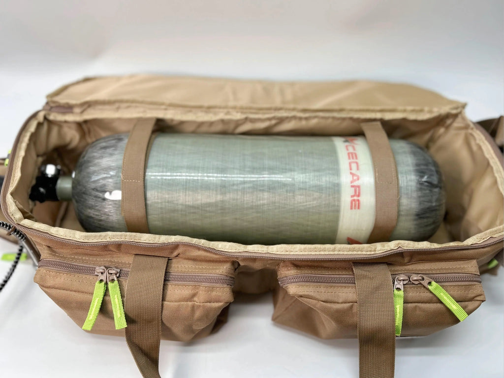 Scba Tank Cylinder Bag Multi Pouches for 6.8L/9L/12L Tank for Scuba Diving