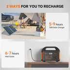 500W 300W Portable Power Station AC 110V  For Camping Home Emergency