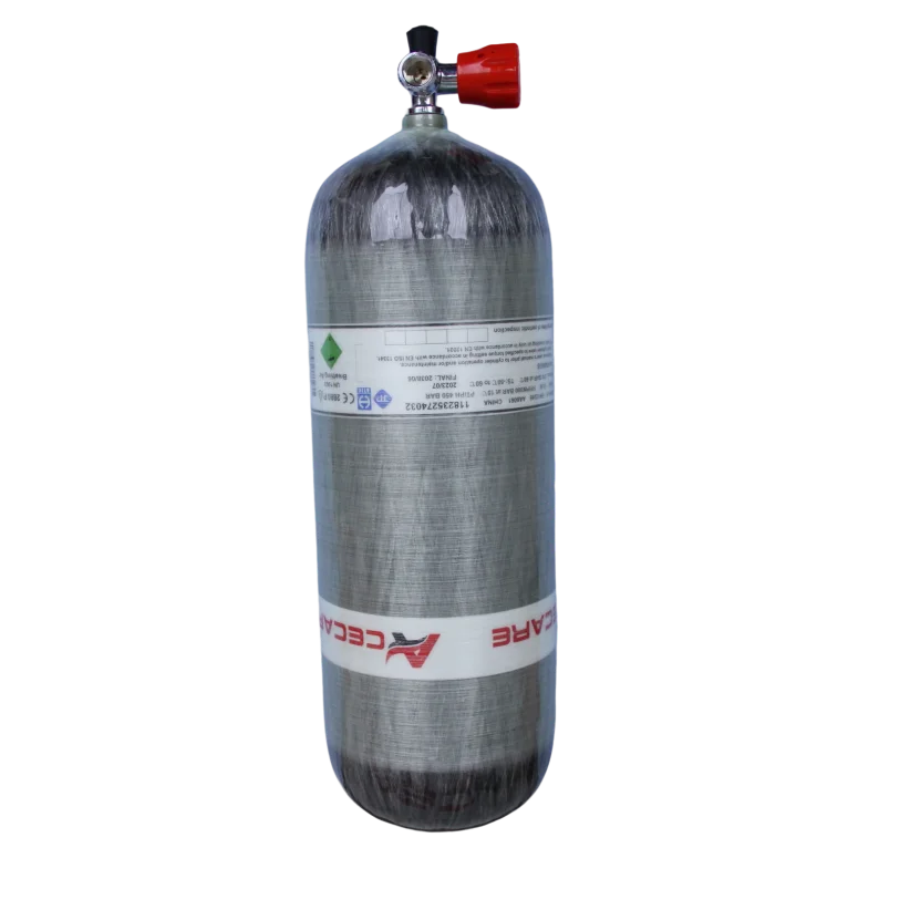 ACECARE 310Bar 4500Psi 31Mpa High Pressure 12L CE Carbon Fiber Cylinder Diving Scuba Tank Valve Filing Station SCBA Diving