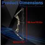 Archery Compound Bow and Arrow Adjustable 20-70lbs