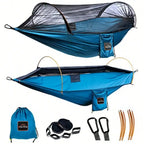 Professional Camping Hammocks With Mosquito Net Lightweight Double For Camping Hiking Backpacking Includes Two 10 FT Tree Straps