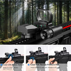 1X22X33 Reflex Sight Red Dot Sight Red Green 4 Reticle Optics with laser