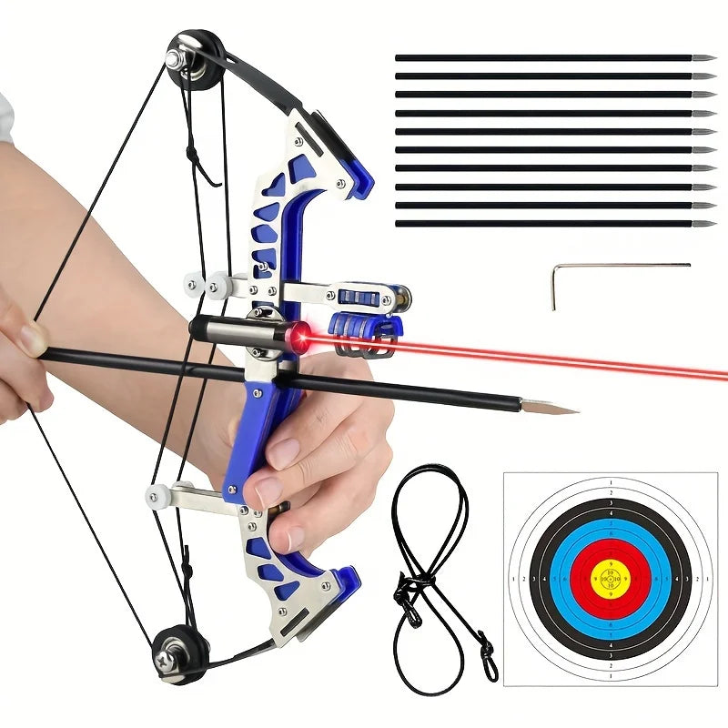 Mini Archery Bow Set 9.8" Mini Compound Bow