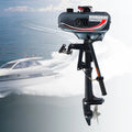 Portable 3.5HP Gasoline Outboard Motor with Adjustable Tilt and Anti-Vortex Plate for Smooth and Safe Boating
