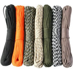 7-Cores 550 Paracord Rope 5 15 30 M Dia.4mm Cord For Outdoor Camping