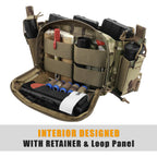 Tactical Micro D3CR Chest Rig with Triple 5.56 7.62 9mm Magazine Pouch