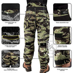 Camouflage Combat Uniform Clothing Hunting Hiking Tactical Shirt & Pants