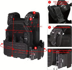Men's Tactical Outdoor Vest Quick Release Adjustable