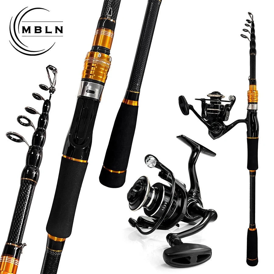 Fishing Rod Fishing Gear Equipment Full Set Fishing Kit