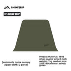 ShineTrip Oversized Dome Tent Quick Setup Tent Waterproof Sunproof Silver Coated Canopy Camping Auto Dome 05 Series Camping Tent
