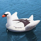 Lay-On Swan Towable Inflatable Raft Fits 1-2 Riders