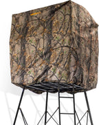 7' Tall Quad Pod Hunting Blind with 4 Zippered Windows -