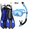 Mask Fin Snorkel Set Snorkel Gear for Adult Panoram Mask Adjustable Dive Flipper  Snorkel