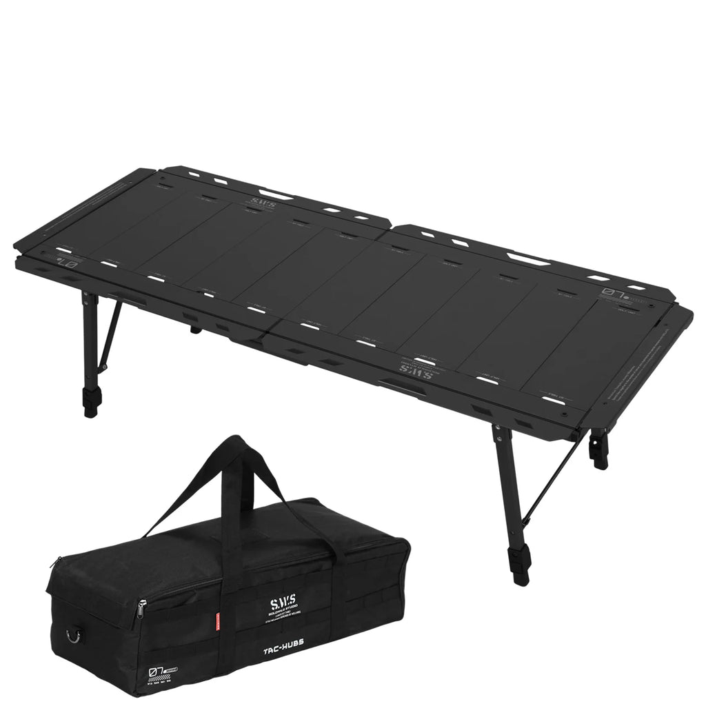 Foldable IGT Camping Table 120KG Load Capacity with Adjustable Height Leg with Carry Bag
