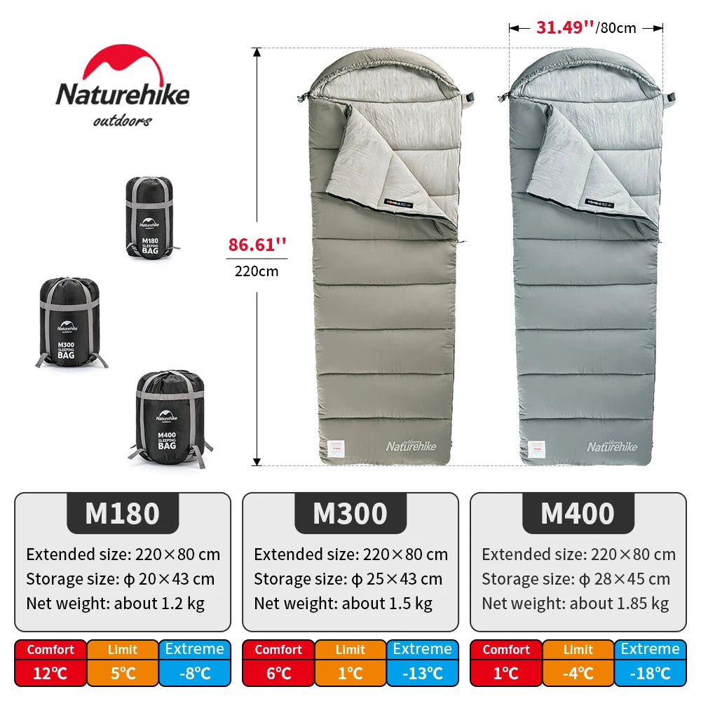 Sleeping Bag Lightweight Sleeping Bag M300 Double Outdoor Camping