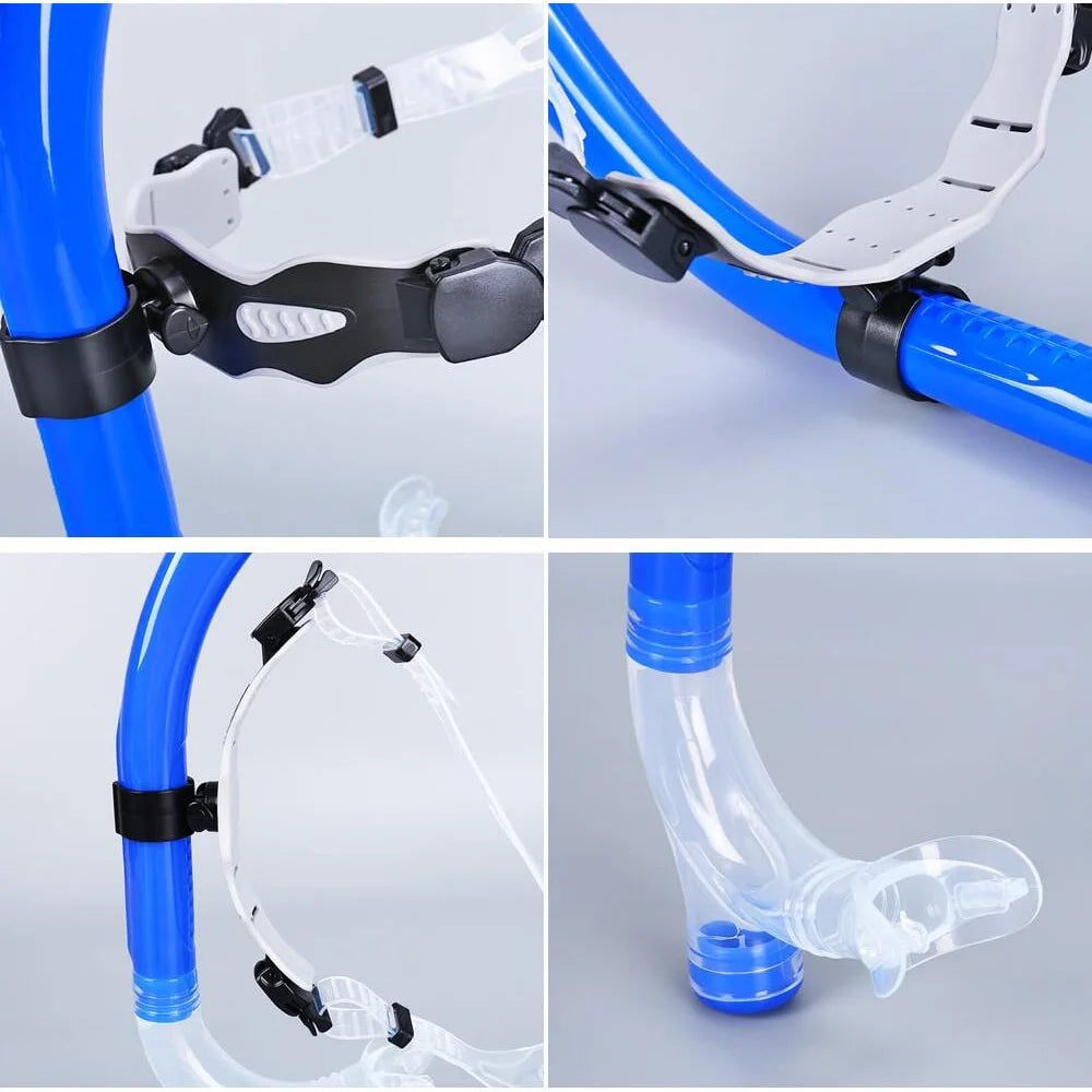 Swim Training Snorkel Frontal Swim Snorkel Tube Center-Mount