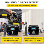 300bar PCP Air Compressor 4500psi LCD Display Digital Control Compressor