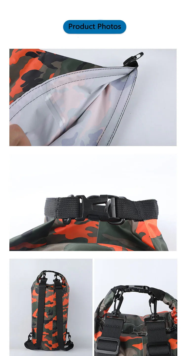 30L Waterproof Swimming Bag Fishing Boating Kayaking Storage Drifting Rafting Bag