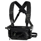 Tactical Micro D3CR Chest Rig with Triple 5.56 7.62 9mm Magazine Pouch