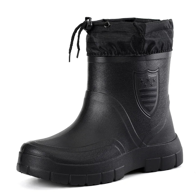 Versatile Men's Rain Boots Waterproof outdoor  lightweight boot.