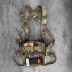 Tactical Micro D3CR Chest Rig with Triple 5.56 7.62 9mm Magazine Pouch