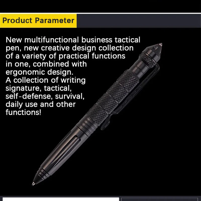 Multifunctional Tactical Pen Outdoor Portable Tungsten Steel