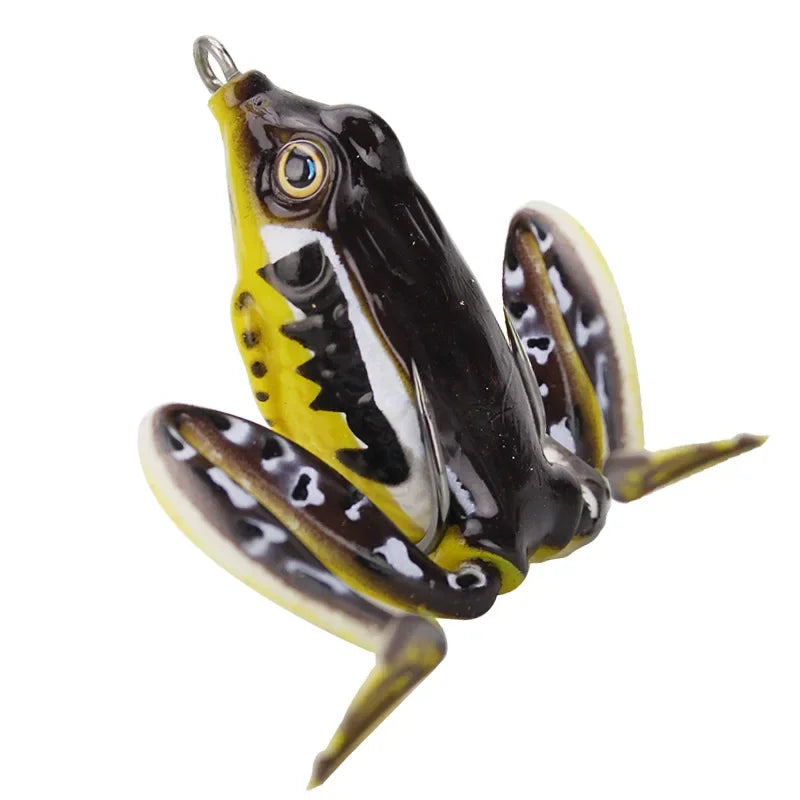 Soft Frog Bait Artificial Realistic Fake Bait Fishing Accessories
