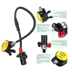 Diving Set with Breather/Relief Valve//Strap/Diving Goggles Oxygen