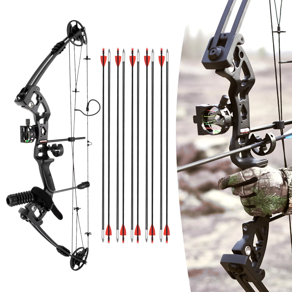 Right Handed Compound Bow Kit Adults and Teens Compound Bow Archery