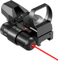 1X22X33 Reflex Sight Red Dot Sight Red Green 4 Reticle Optics with laser
