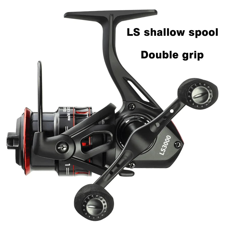 Fishing Reel Lure 1000 2000 3000 Spinning Reel Double Grip