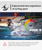 Ships from US Jet Surfboard Carbon Fiber Surfboard Gas-Powered Surfboard with 109cc Engine