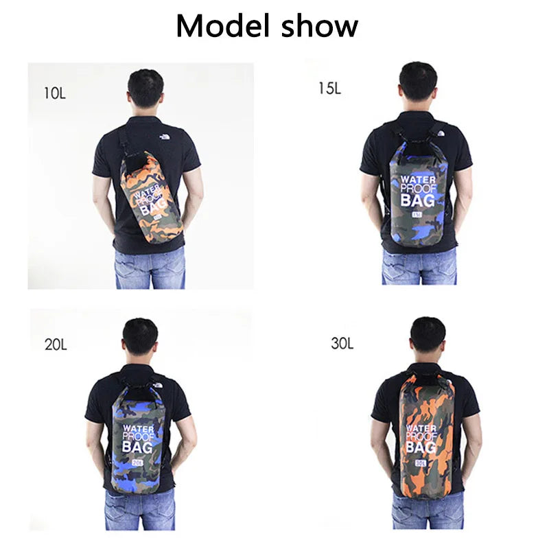 30L Waterproof Swimming Bag Fishing Boating Kayaking Storage Drifting Rafting Bag