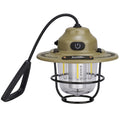 LED Camping Lantern Dimming Emergency Lamp Type C Charging Retro Camping Light 4 Light Modes Multifunction for Fishing Camping