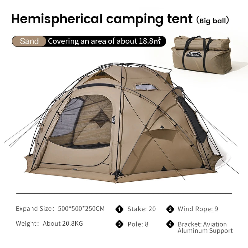 Commander Dome Tent Shelter Waterproof Windproof Ultra-ligh