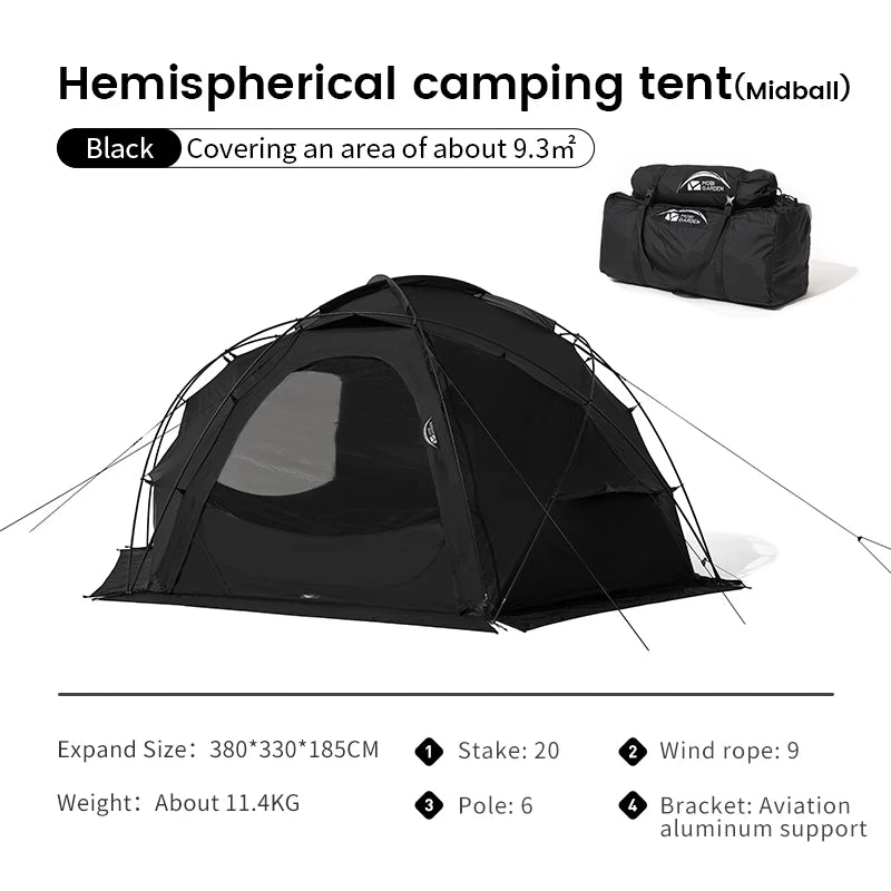 Commander Dome Tent Shelter Waterproof Windproof Ultra-ligh