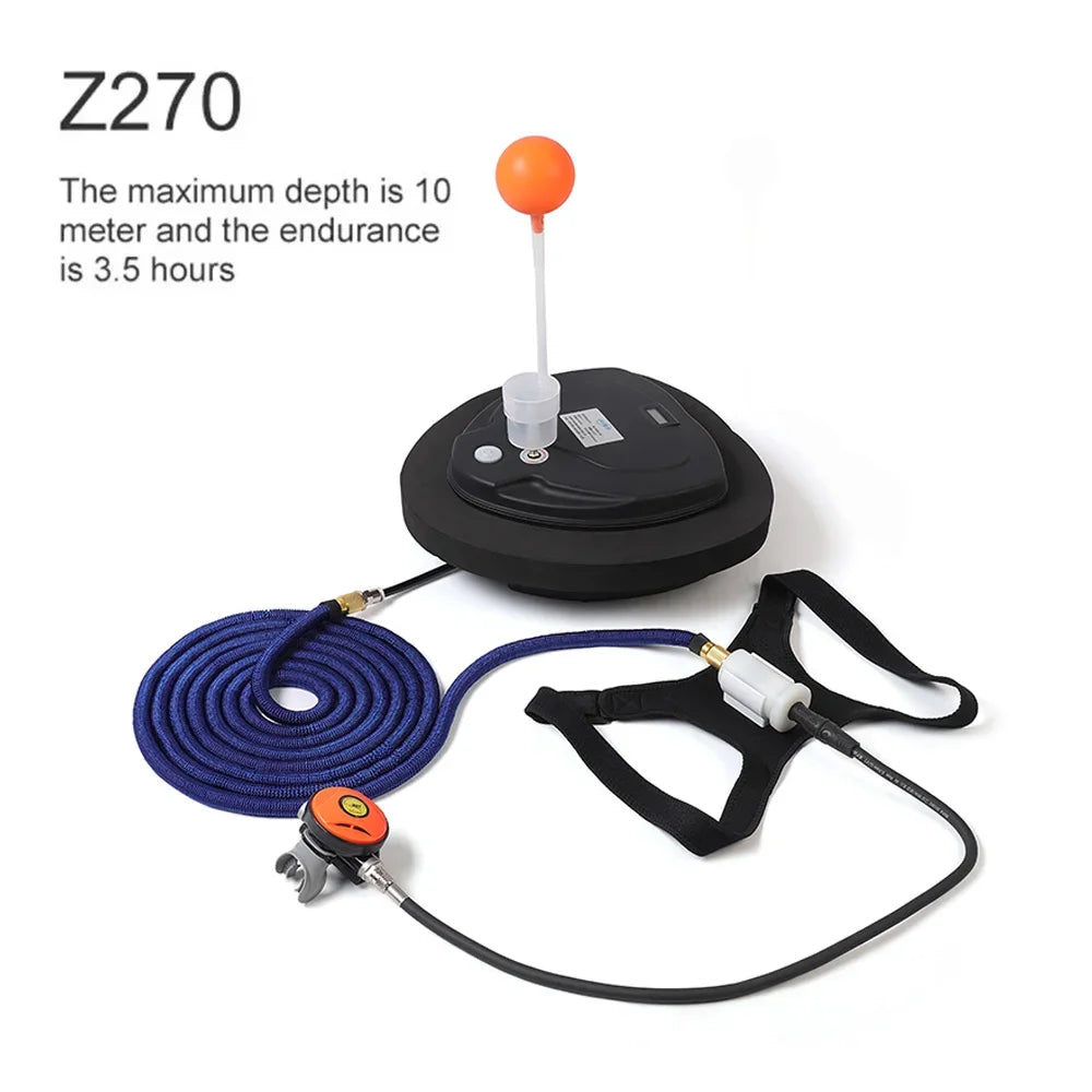 TUXING Scuba Diving Snorkel Equipment Diving Mobile Ventilator