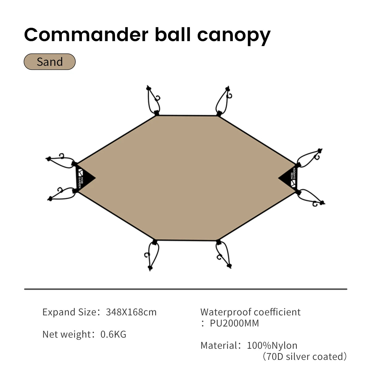 Commander Dome Tent Shelter Waterproof Windproof Ultra-ligh