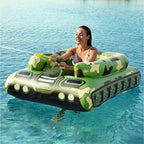 Inflatable Tank Swimming Pool Floaties with Water Cannon Gun