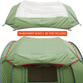 4 Person Pop Up   Instant Family Tents With Skylight & Removable Rainfly,