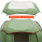 4 Person Pop Up   Instant Family Tents With Skylight & Removable Rainfly,
