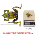Soft Frog Bait Artificial Realistic Fake Bait Fishing Accessories