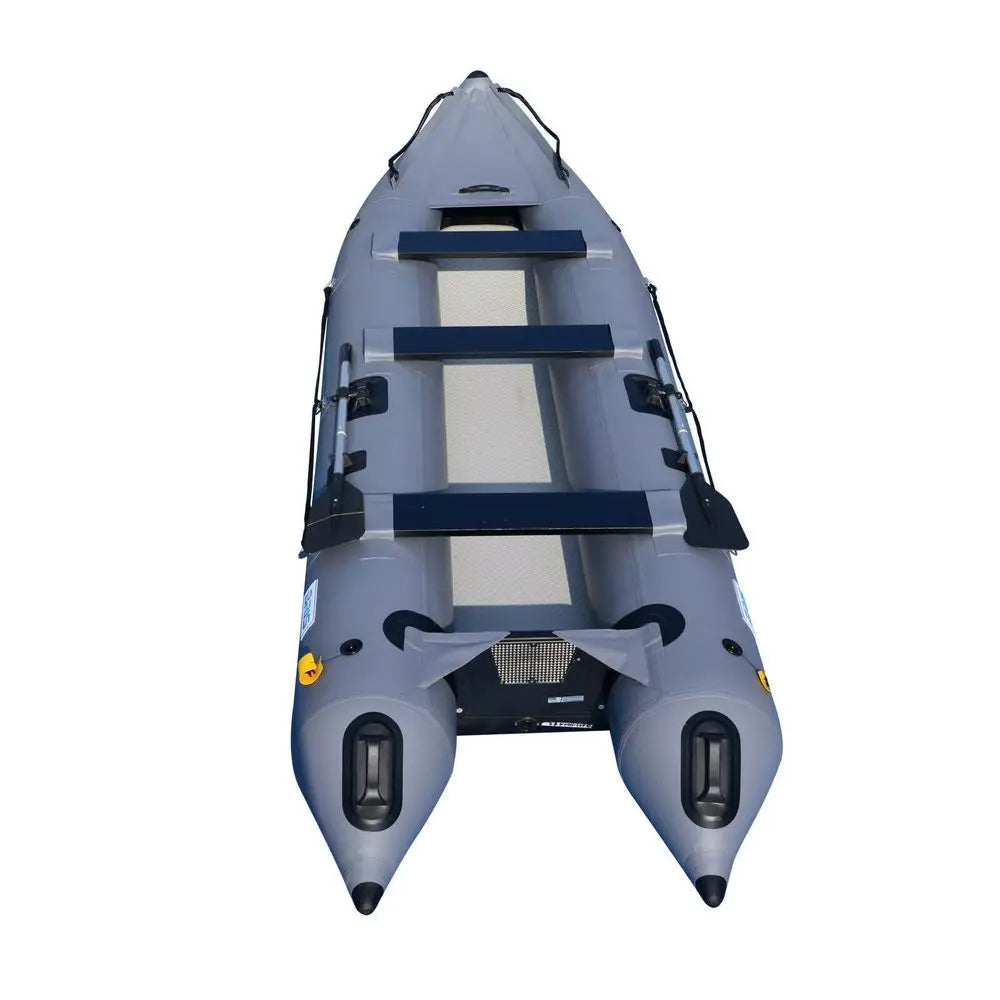 14.1ft Inflatable Boat Inflatable Kayak 3 Person Kayak Canoe Fishing poonton Boat
