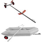 Adjustable Large-Wheel Boat Trailer for Sailing and Motorboats