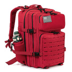 45L Men's Tactical Backpack with Double Cup Holder