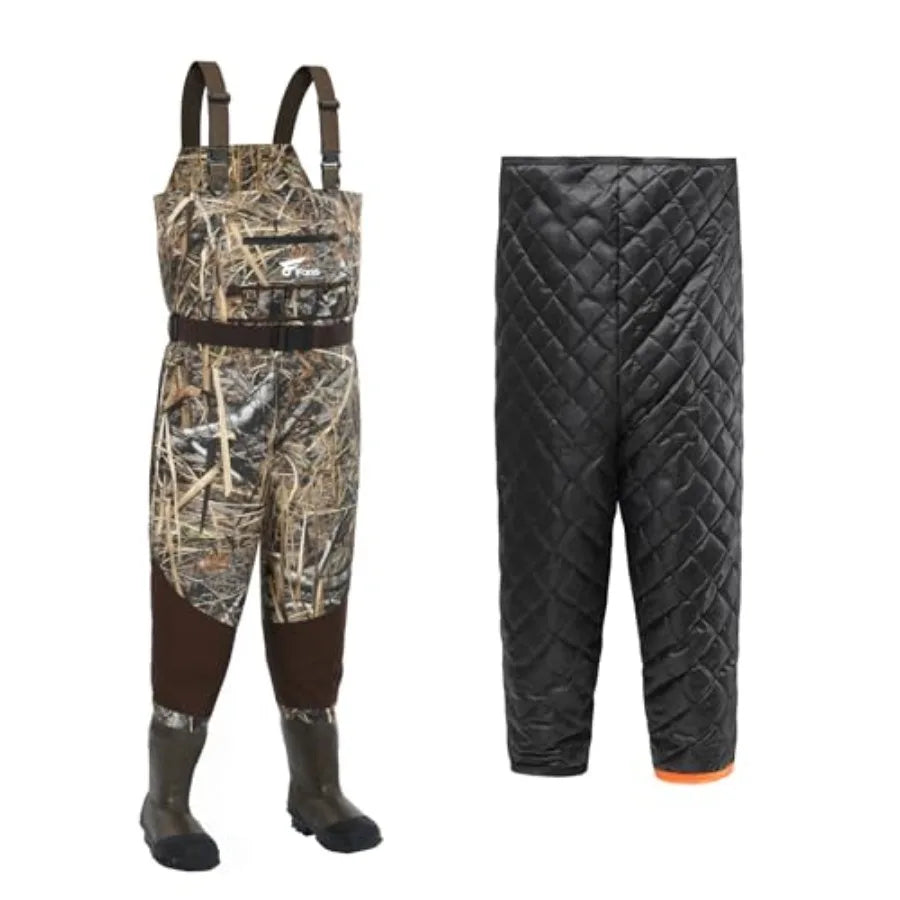 Breathable Hunting Waders 1000G Insulation Boots with Removable Insulated Liner