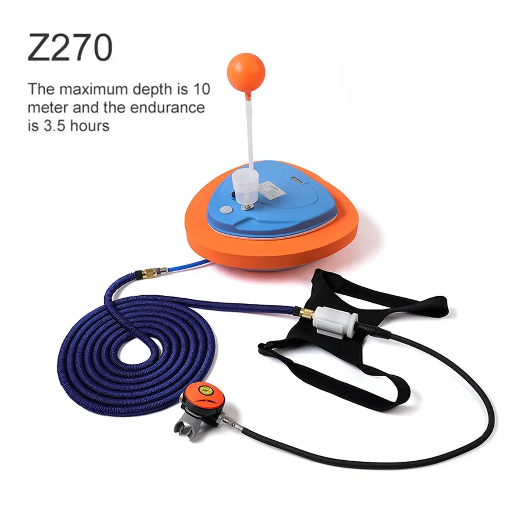 TUXING Scuba Diving Snorkel Equipment Diving Mobile Ventilator