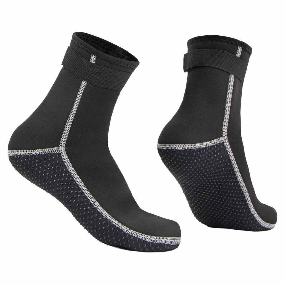 3mm Neoprene Water Socks Diving Sock Anti-Slip Wetsuit Shoes
